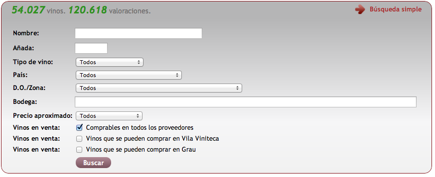 Comprar vinos online